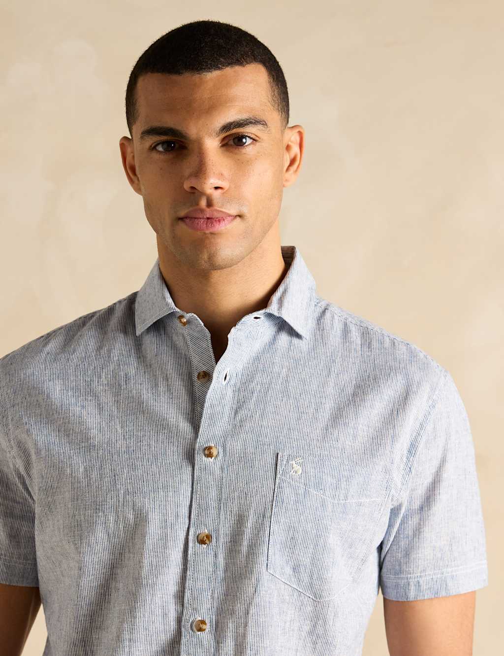 Linen Blend Striped Shirt 5 of 6