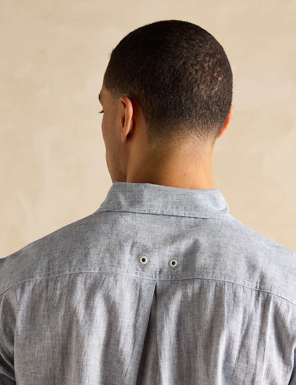 Linen Blend Striped Shirt 6 of 6