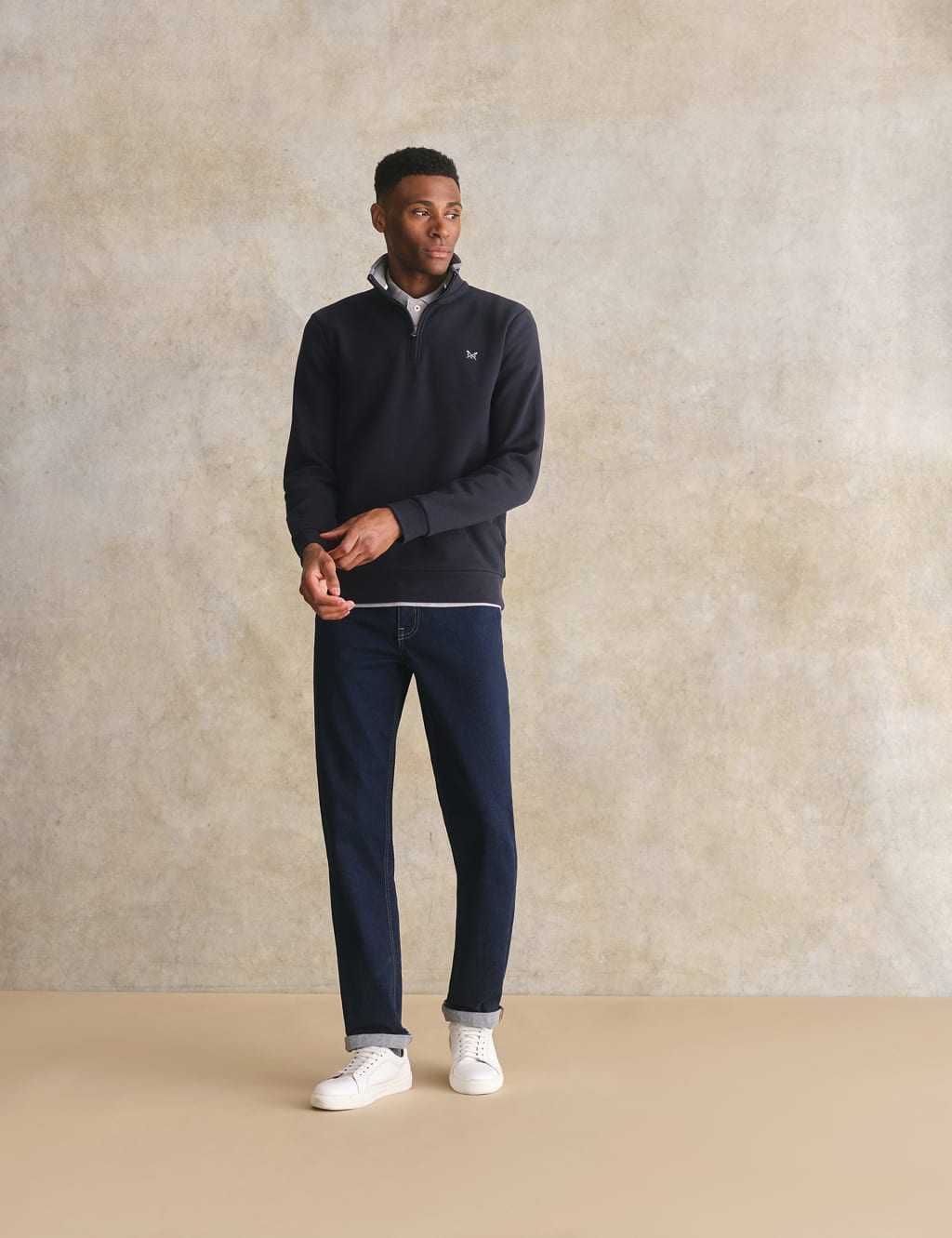Cotton Rich Half Zip Sweatshirt 4 of 4