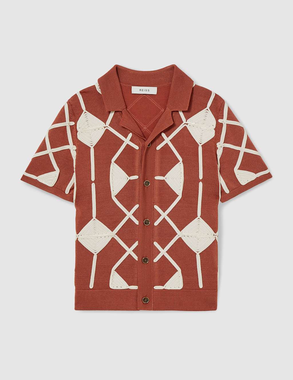 Geometric Embroidered Shirt (3-14 Yrs) 2 of 4