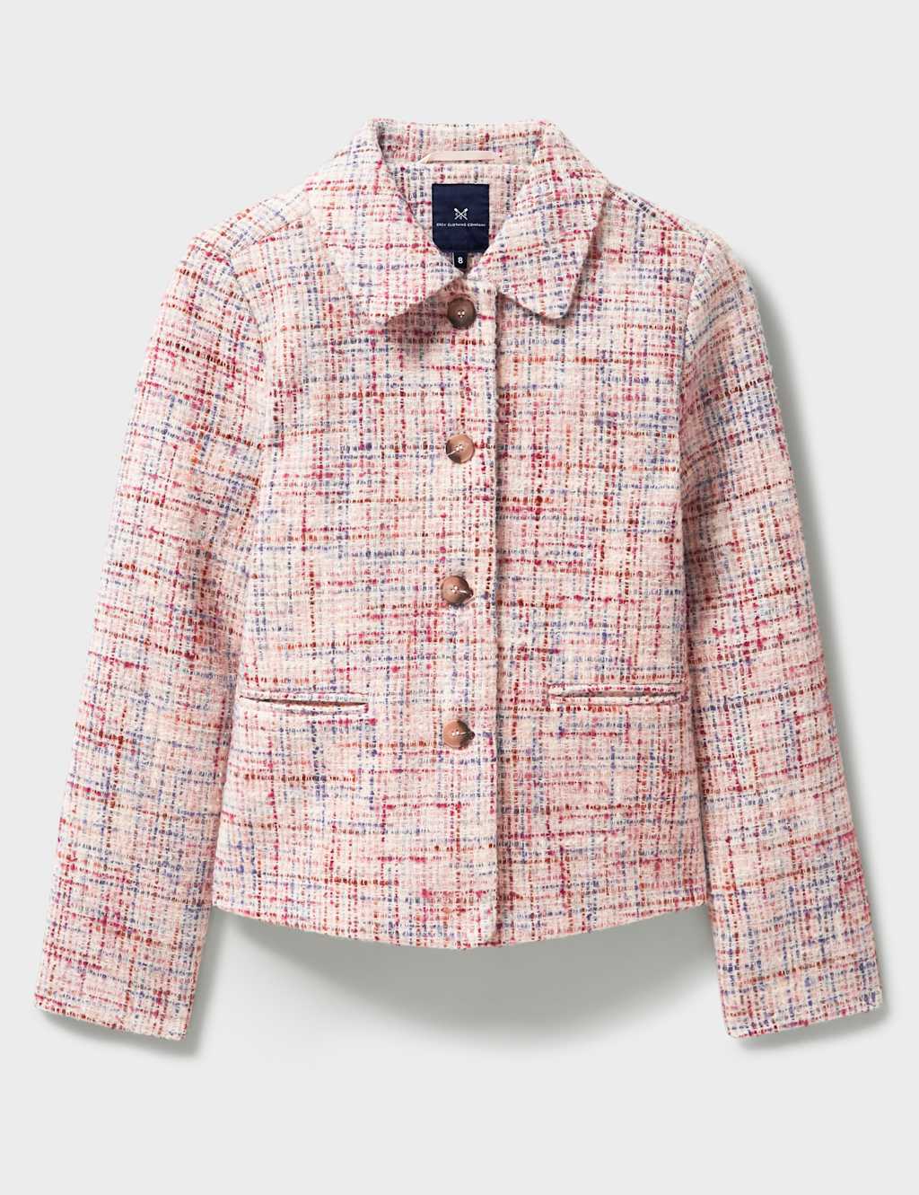 Textured Collared Short Jacket 2 of 5