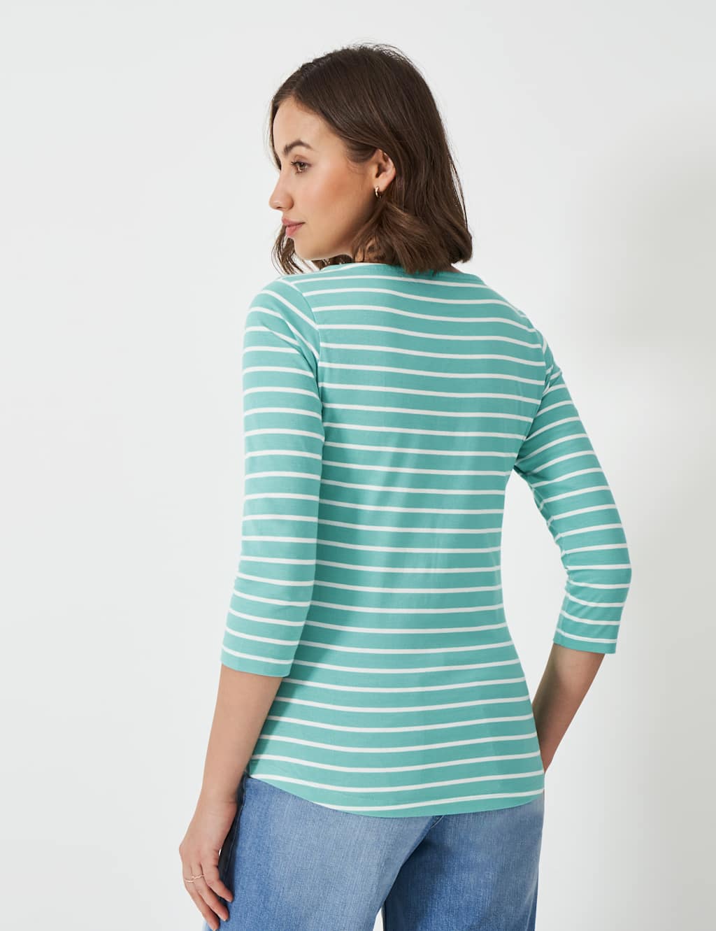 Pure Cotton Striped Top 4 of 5