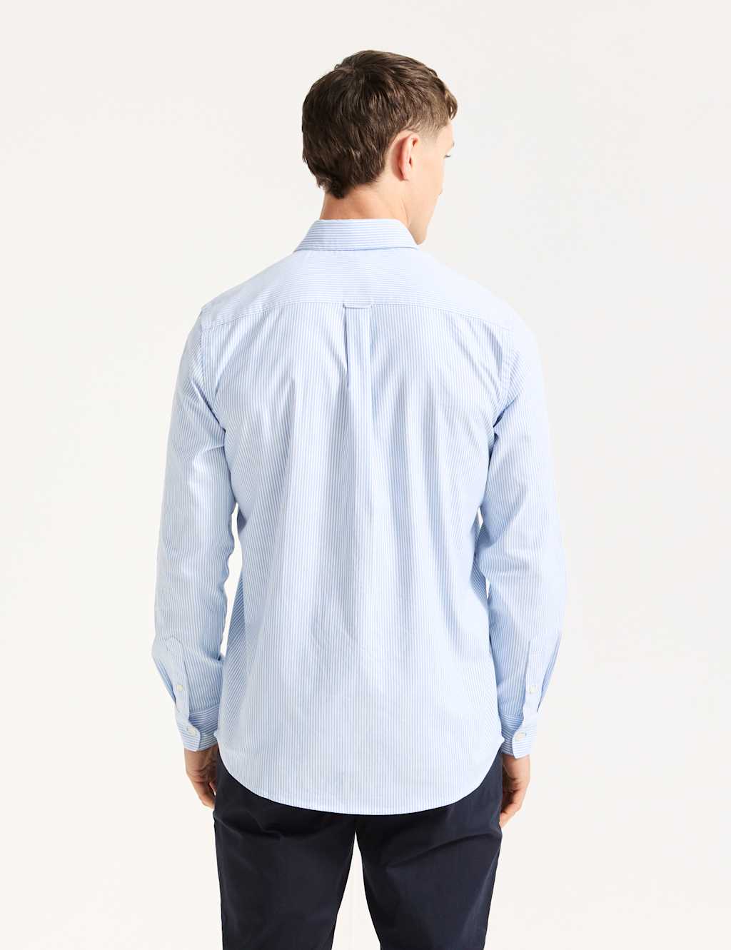 Pure Cotton Striped Oxford Shirt 4 of 5