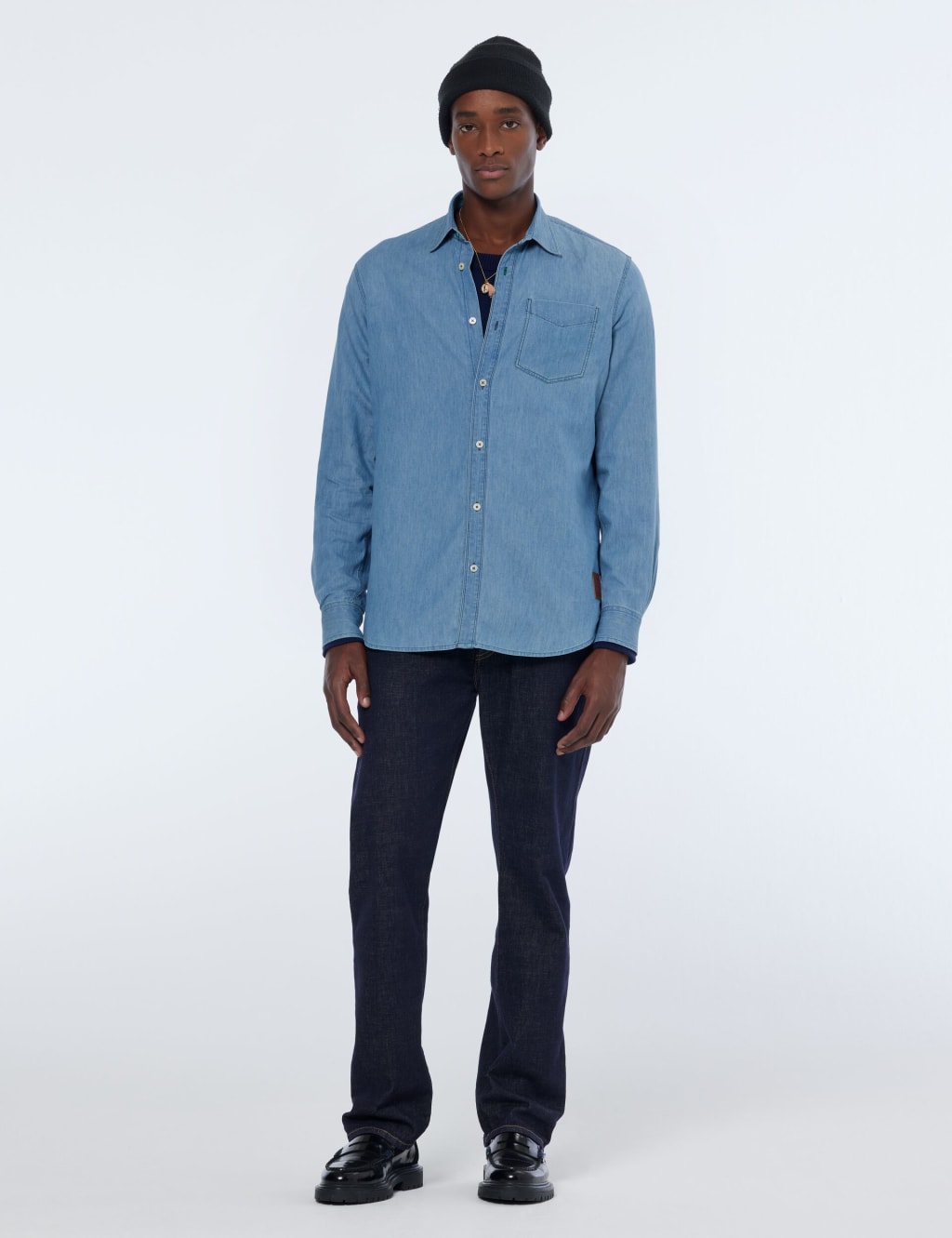 Pure Cotton Denim Shirt 3 of 3