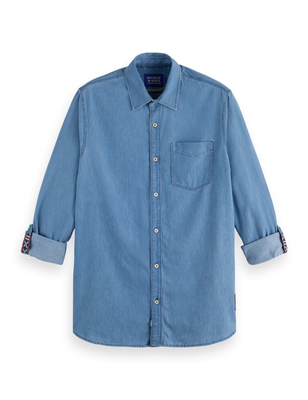 Pure Cotton Denim Shirt 2 of 3
