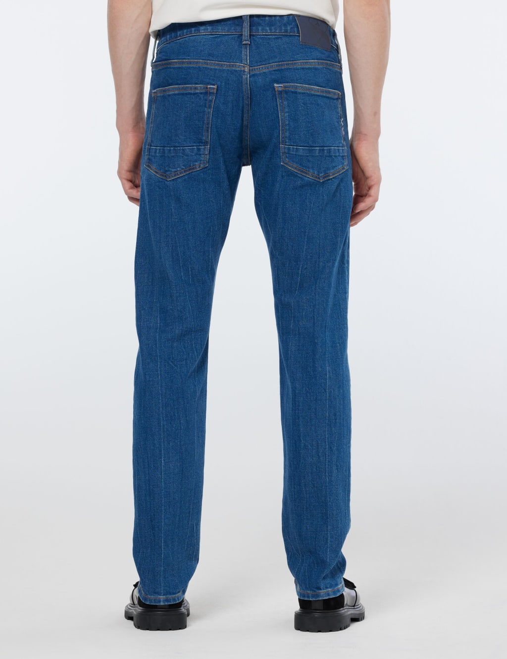 Regular Fit Slim 5 Pocket Stretch Jeans 3 of 5