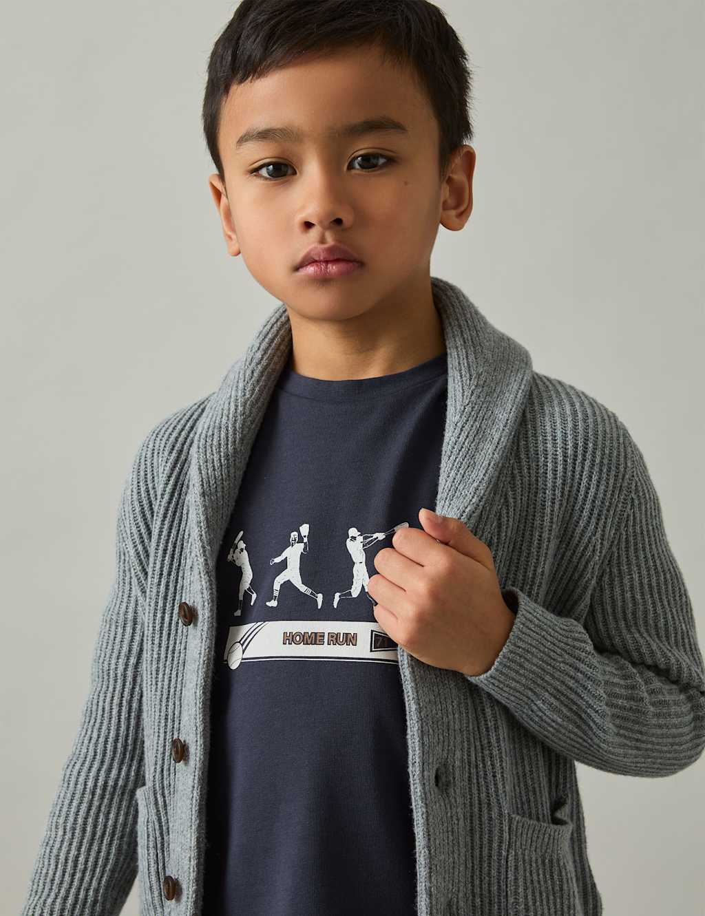 Pure Cotton Baseball Oversized T-Shirt (3-14 Yrs) 3 of 4