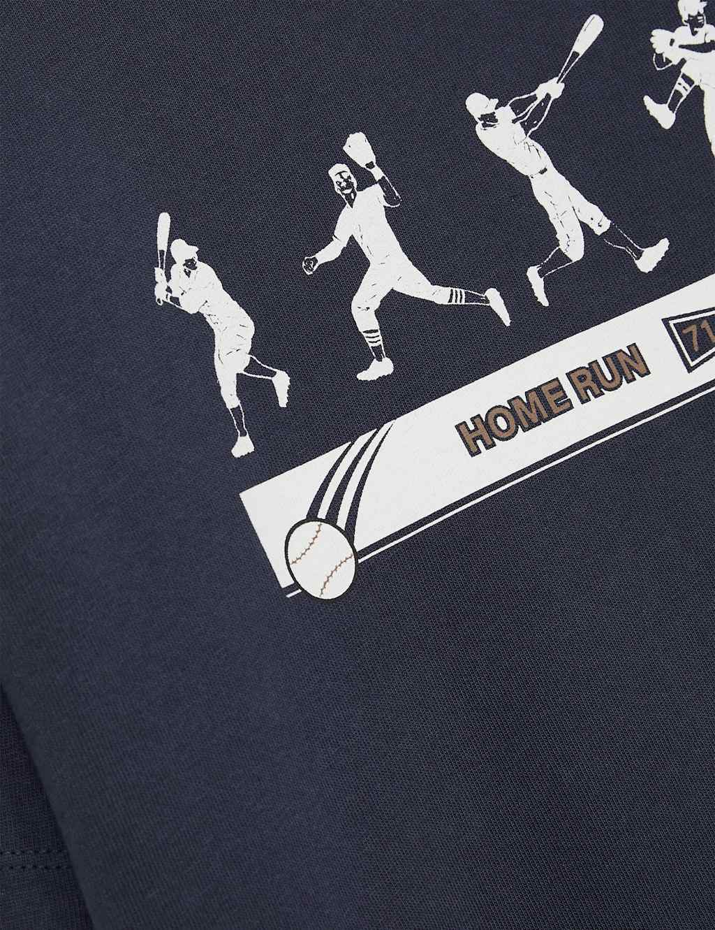 Pure Cotton Baseball Oversized T-Shirt (3-14 Yrs) 4 of 4