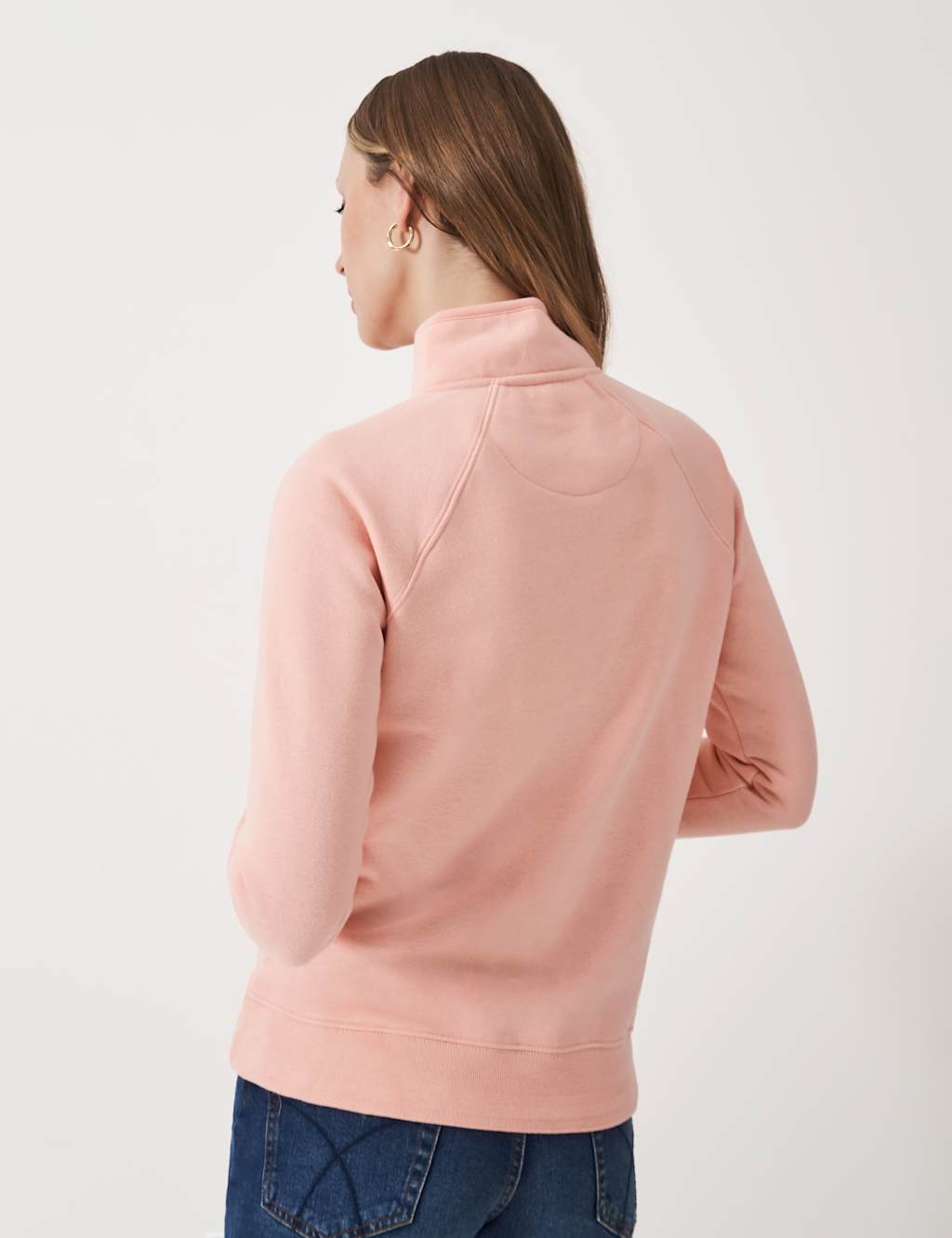 Cotton Rich Half-Zip Sweatshirt 4 of 5