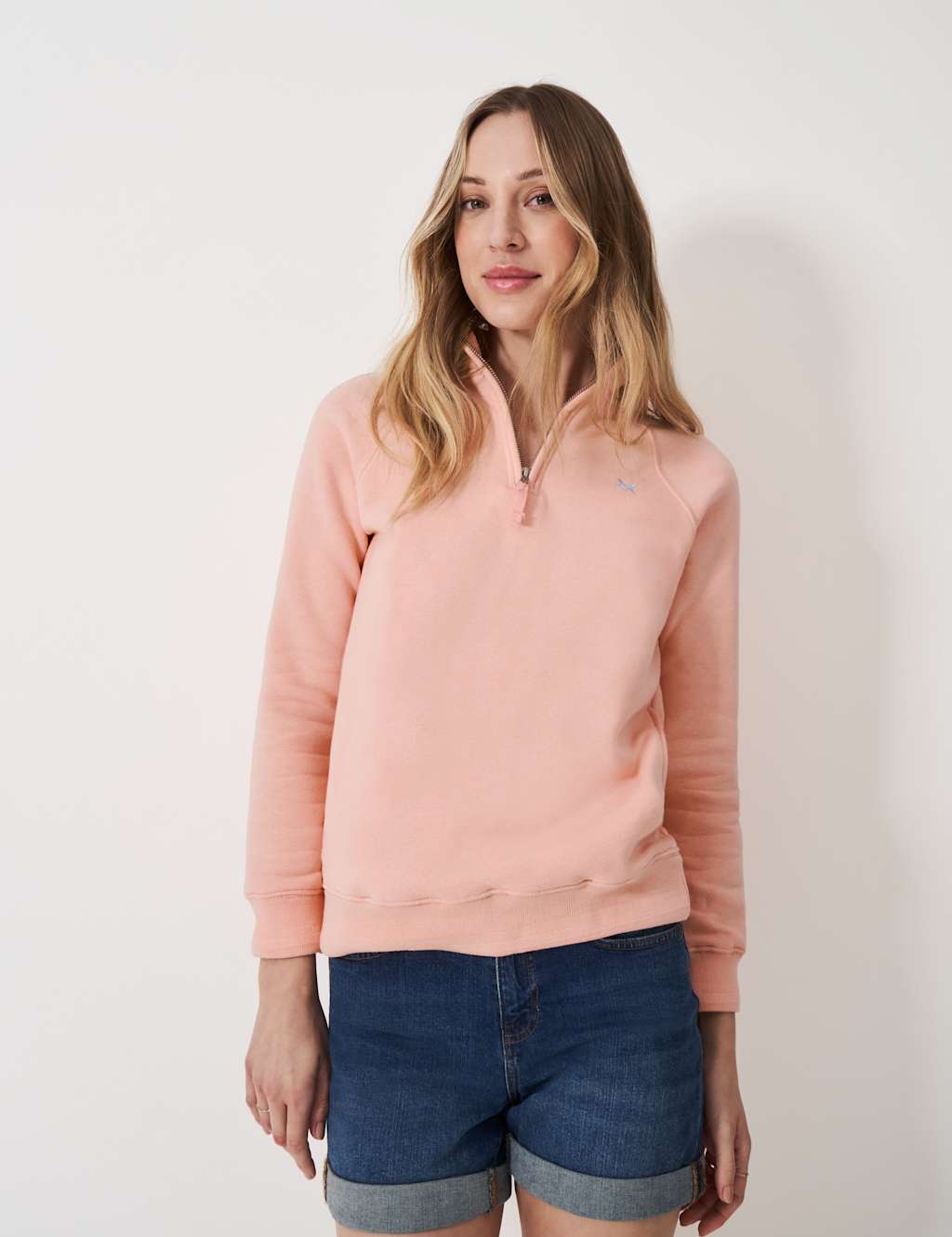 Cotton Rich Half-Zip Sweatshirt 5 of 5