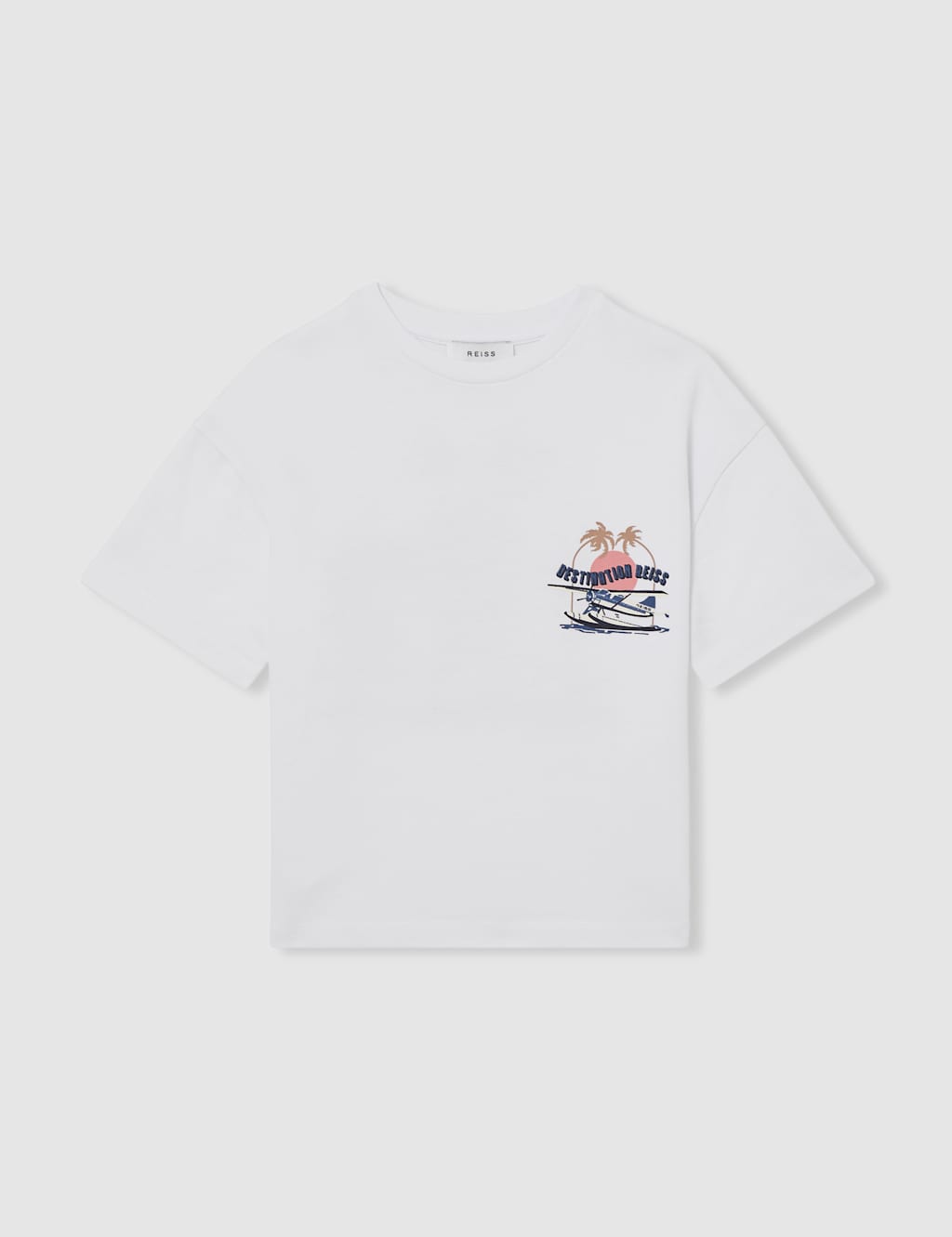 Pure Cotton Printed Oversized T-Shirt (3-14 Yrs) 2 of 4