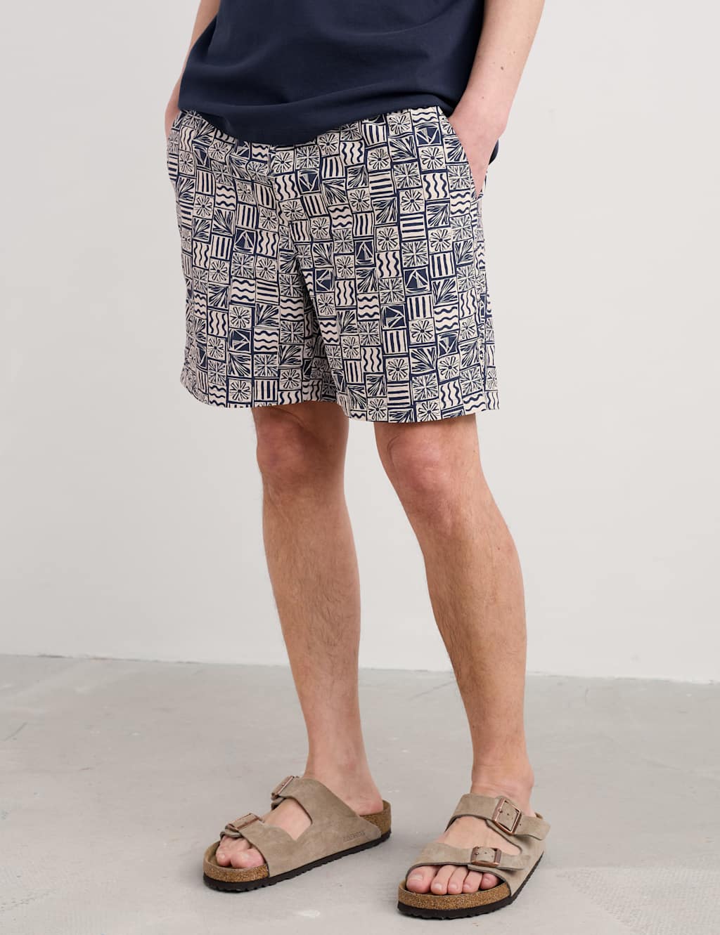 Pocketed Printed Swim Shorts 4 of 5