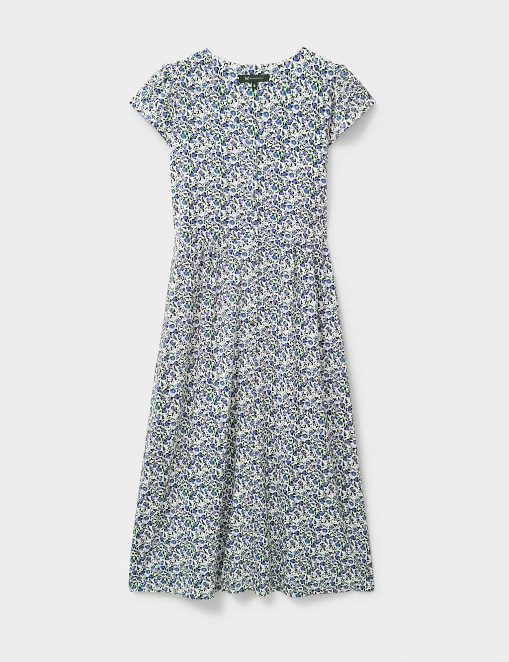 Jersey Floral V-Neck Midaxi Tea Dress 2 of 5