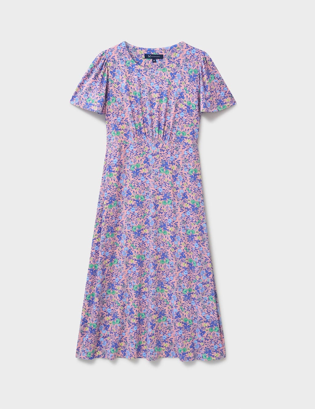 Jersey Floral Knee Length Tea Dress 2 of 5