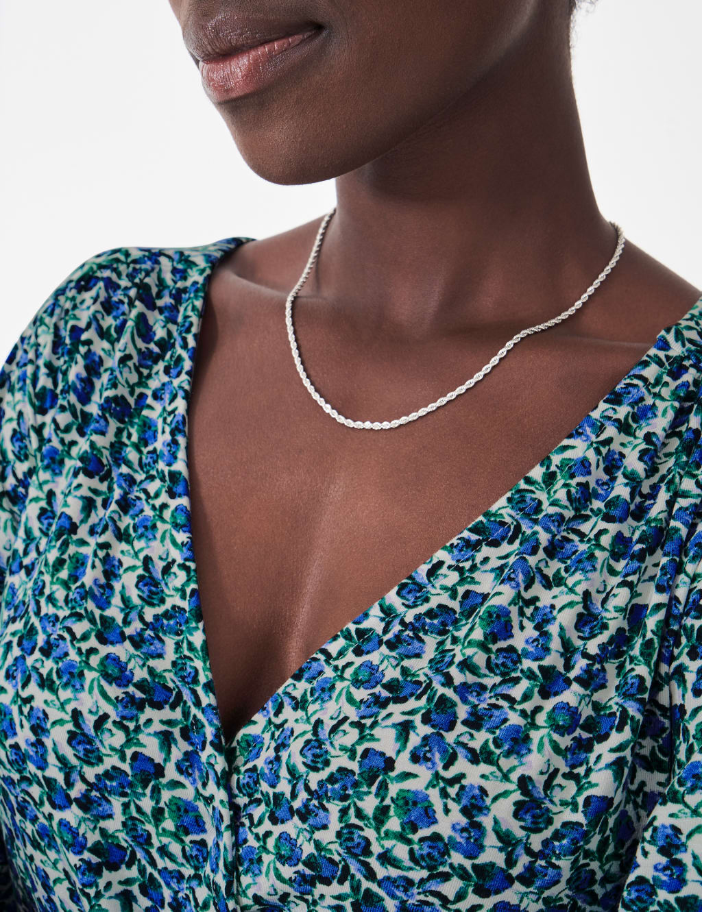 Floral V-Neck Wrap Top 5 of 5
