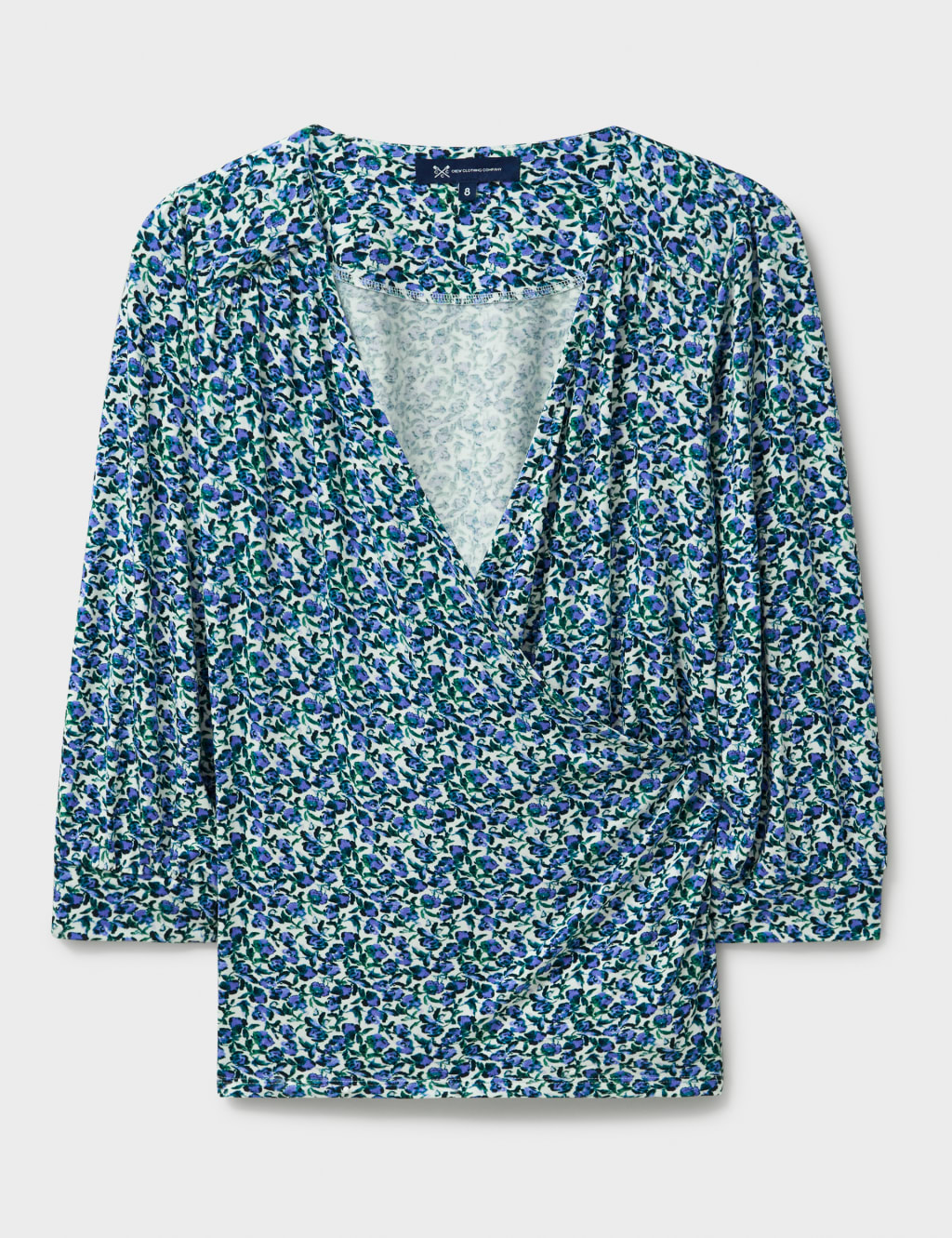 Floral V-Neck Wrap Top 2 of 5