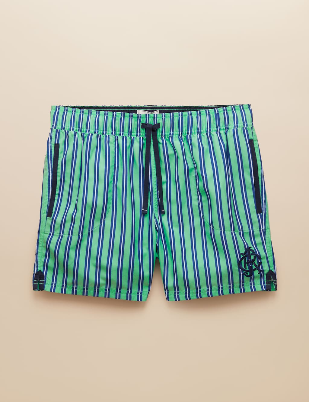 Striped Drawstring Swim Shorts 2 of 6