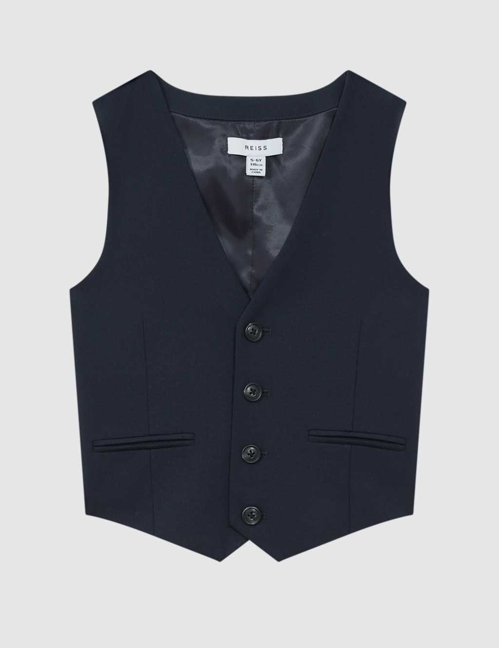 Wool Blend Suit Waistcoat (3-14 Yrs) 2 of 5