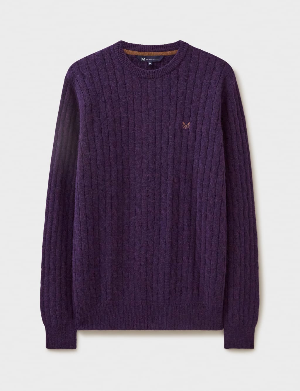 Lambswool Rich Cable Crew Neck Jumper Crew Clothing M S