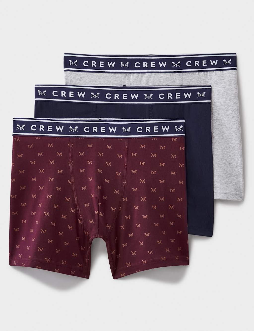 3pk Cotton Stretch Jersey Assorted Boxers 1 of 2