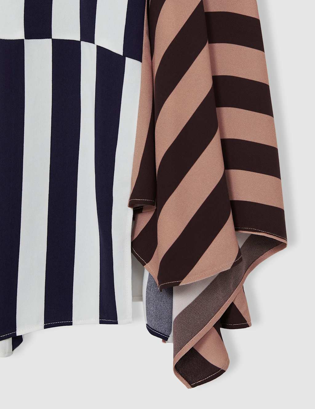 Striped V-Neck Frill Midi Dress (4-14 Yrs) 4 of 4