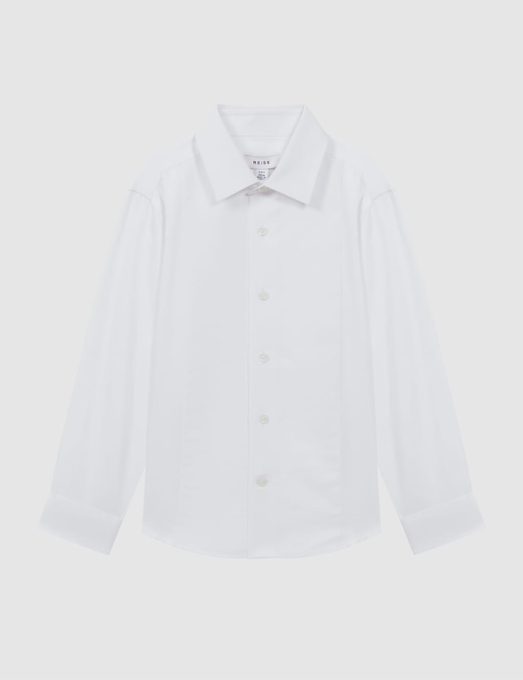 Pure Cotton Slim Fit Tuxedo Shirt (3-14 Yrs) 2 of 5