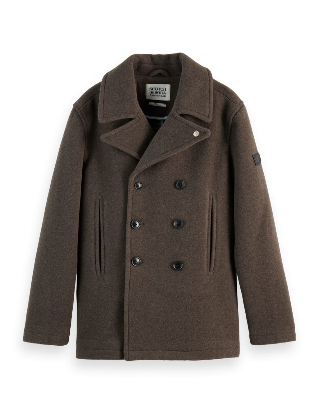 Wool Blend Peacoat Scotch Soda M S
