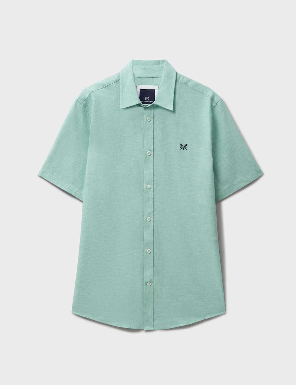 Cotton Linen Blend Short Sleeve Shirt 2 of 5