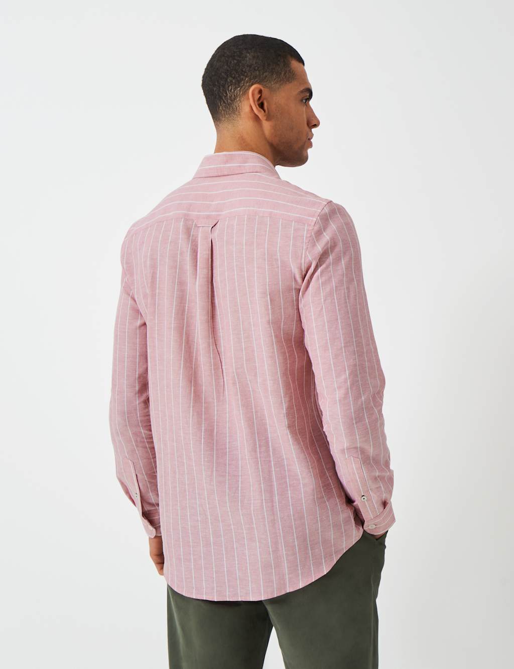 Linen Rich Striped Shirt 4 of 5