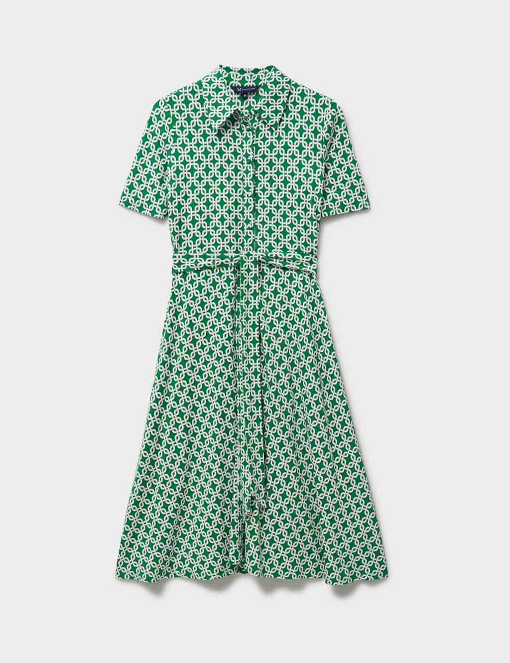 Jersey Geometric Midaxi Shirt Dress 2 of 5