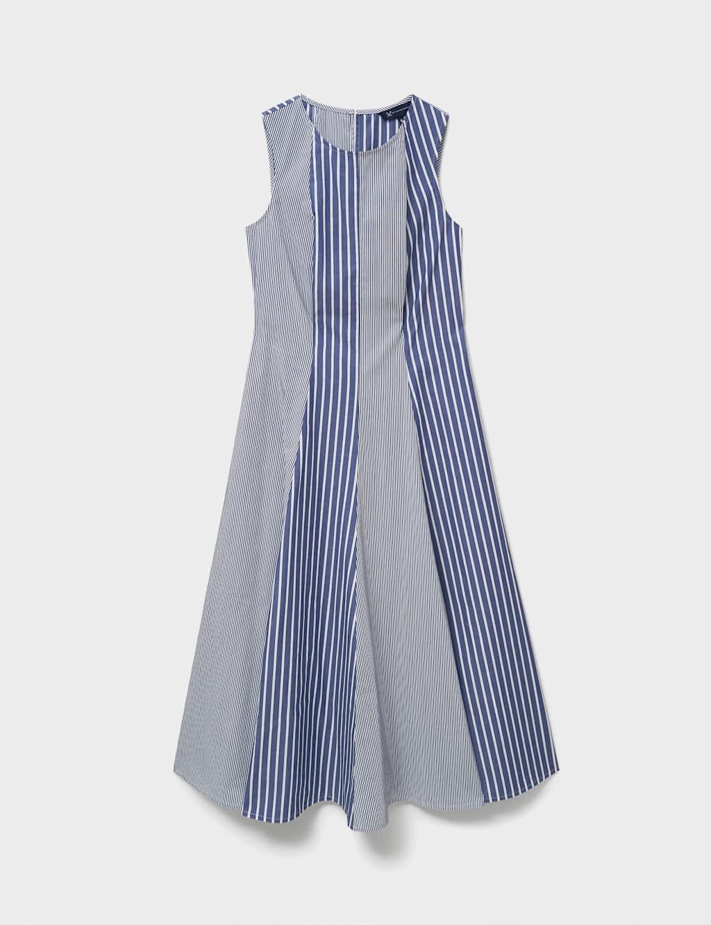 Pure Cotton Striped Maxi Skater Dress 2 of 5