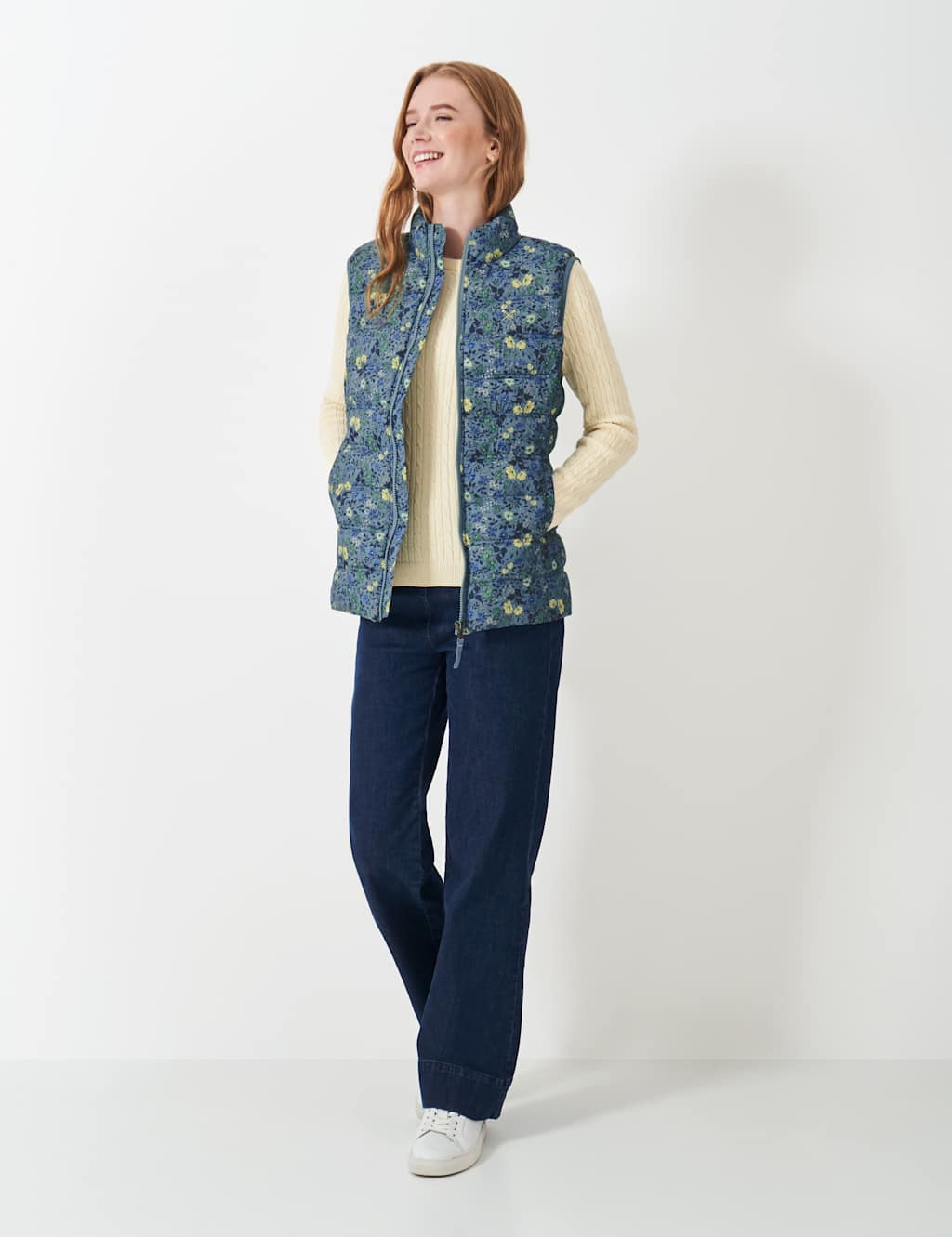 Floral Lightweight Gilet 3 of 5