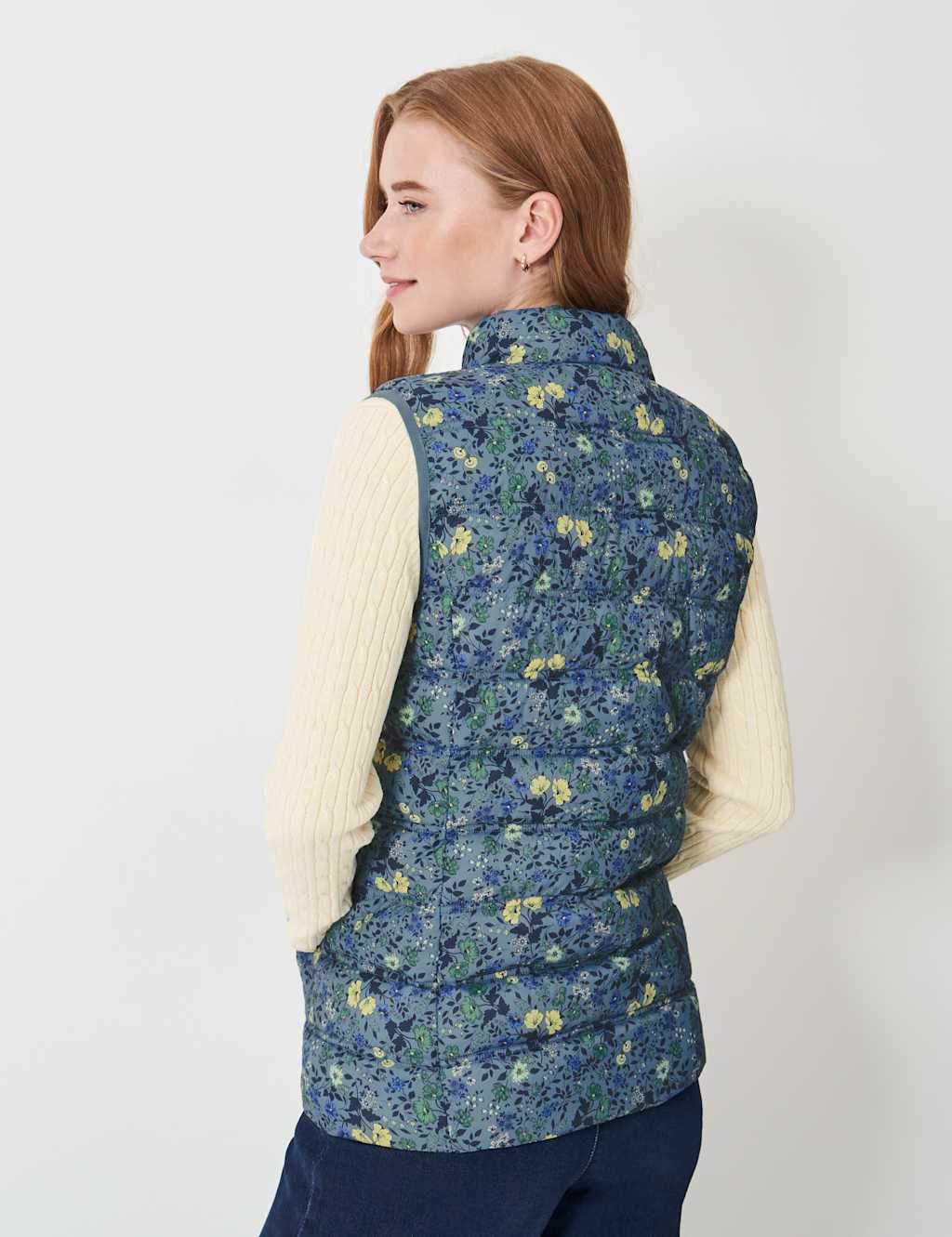 Floral Lightweight Gilet 4 of 5