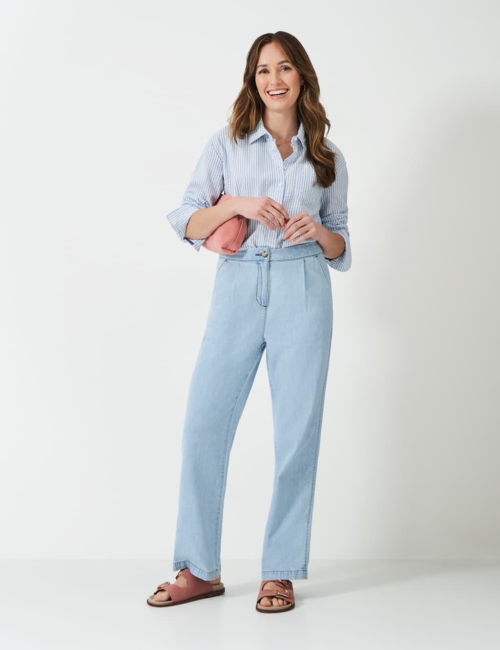Pure Cotton Striped Relaxed Shirt 3 of 5