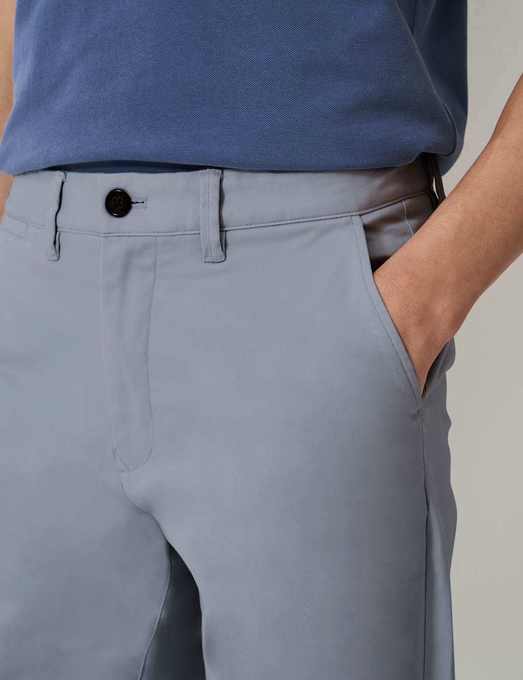 Regular Fit Cotton Rich Straight Chinos 5 of 5