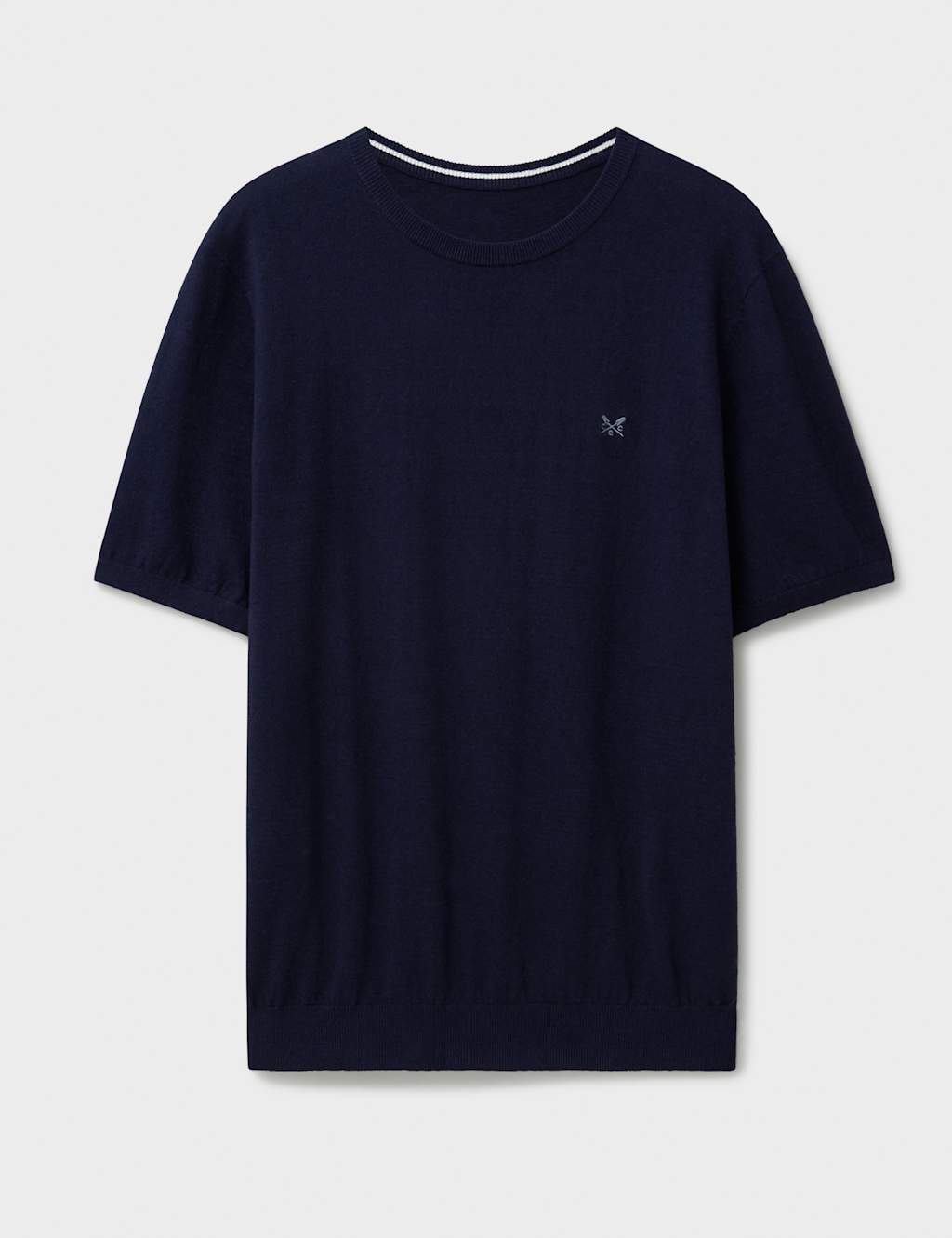 Linen Rich Crew Neck T-Shirt 2 of 5