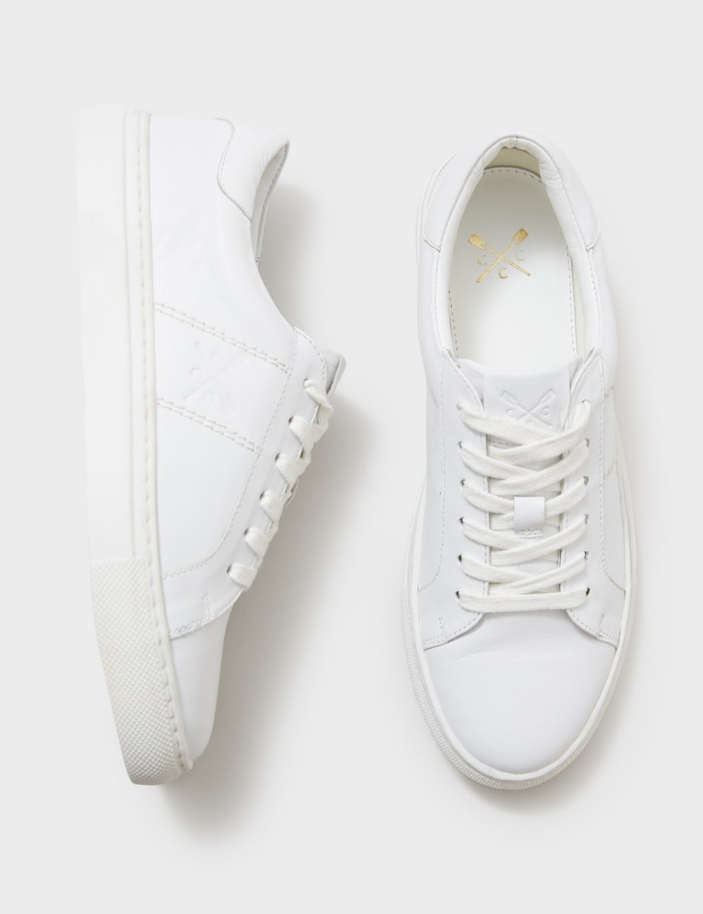 Leather Lace Up Trainers 4 of 5