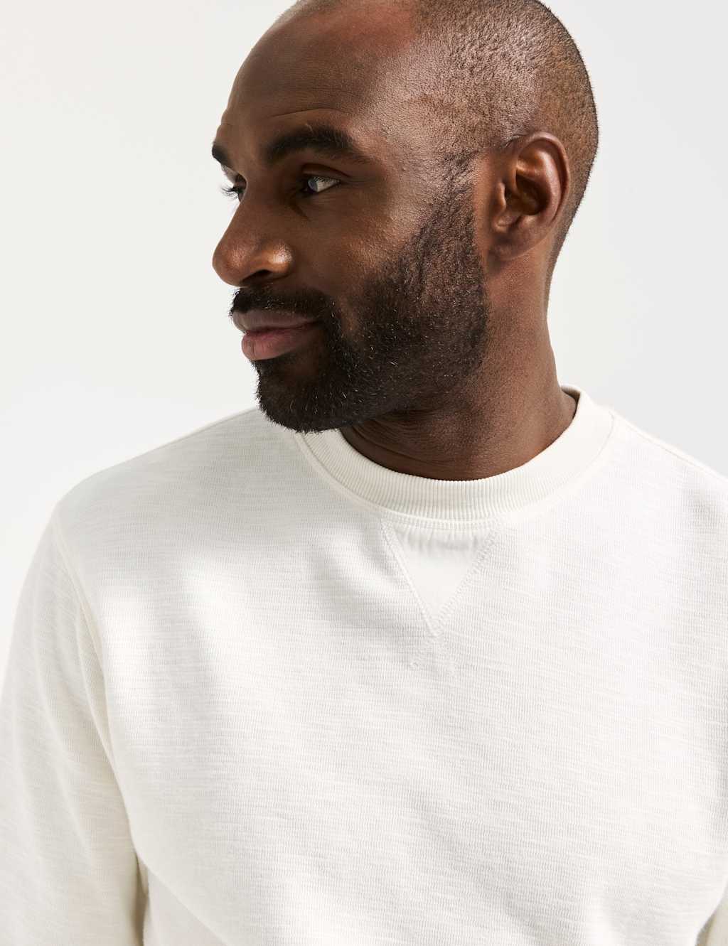 Cotton Rich Crew Neck Sweatshirt 6 of 7