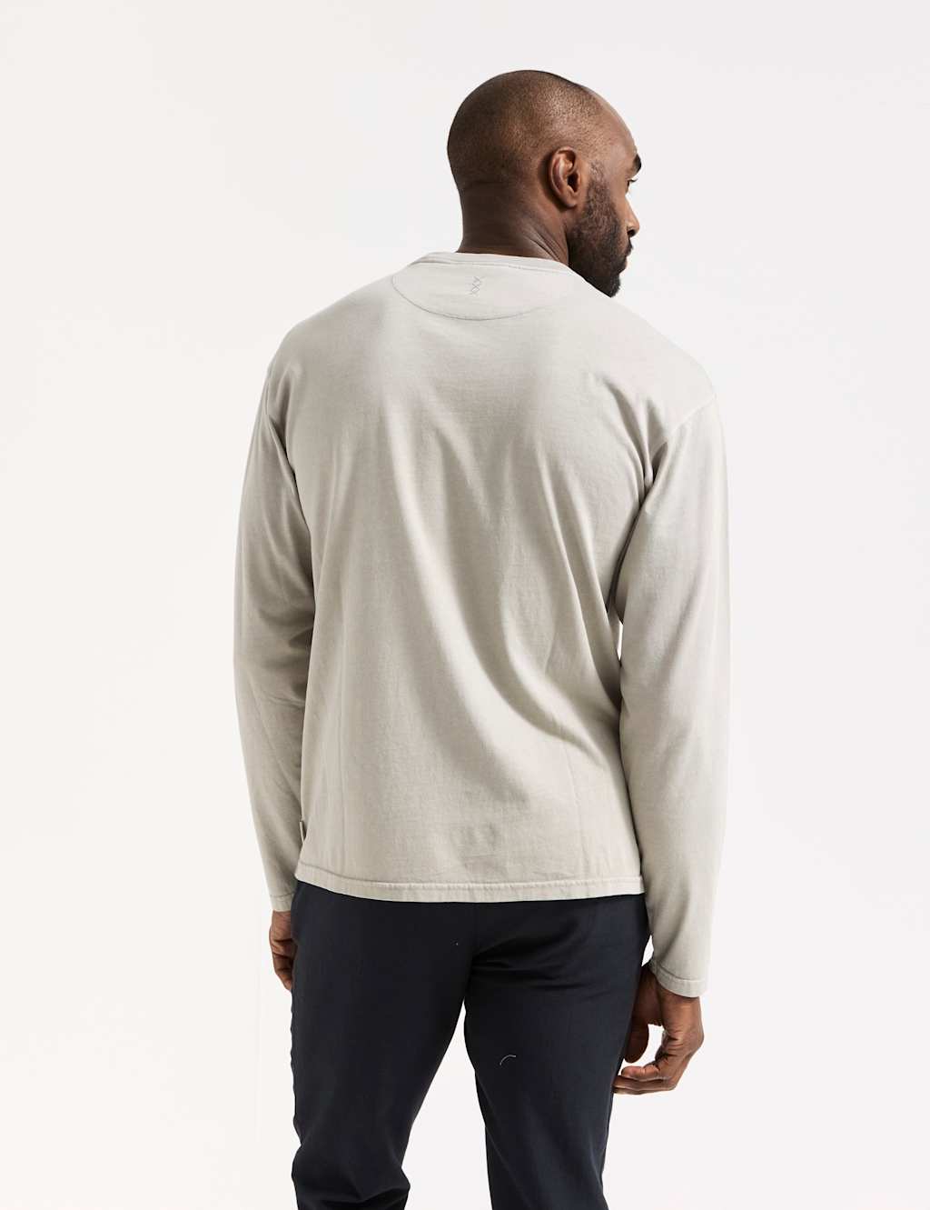 Pure Cotton Crew Neck Long Sleeve T-Shirt 4 of 6