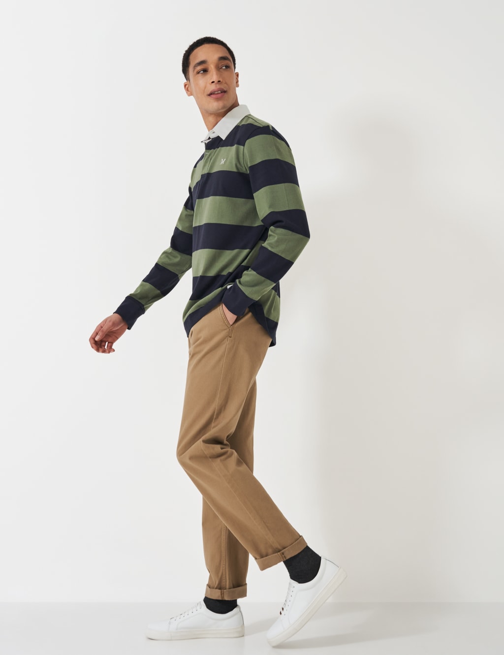 Pure Cotton Striped Long Sleeve Rugby Shirt 3 of 5