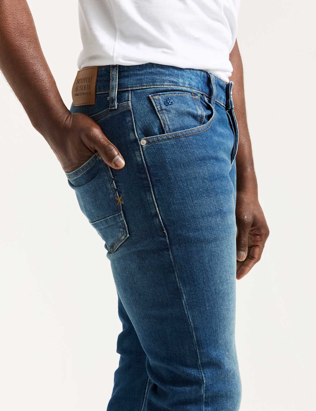 Slim Fit Button Front Jeans 5 of 5