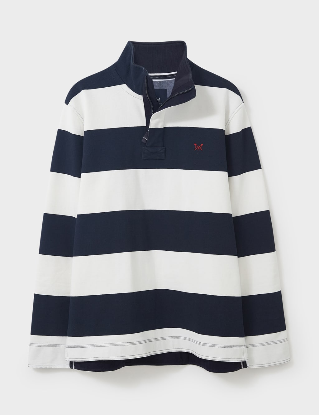 Pure Cotton Pique Half Zip Sweatshirt 2 of 4