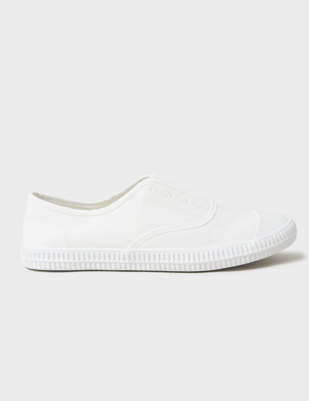Canvas slip on trainers hotsell