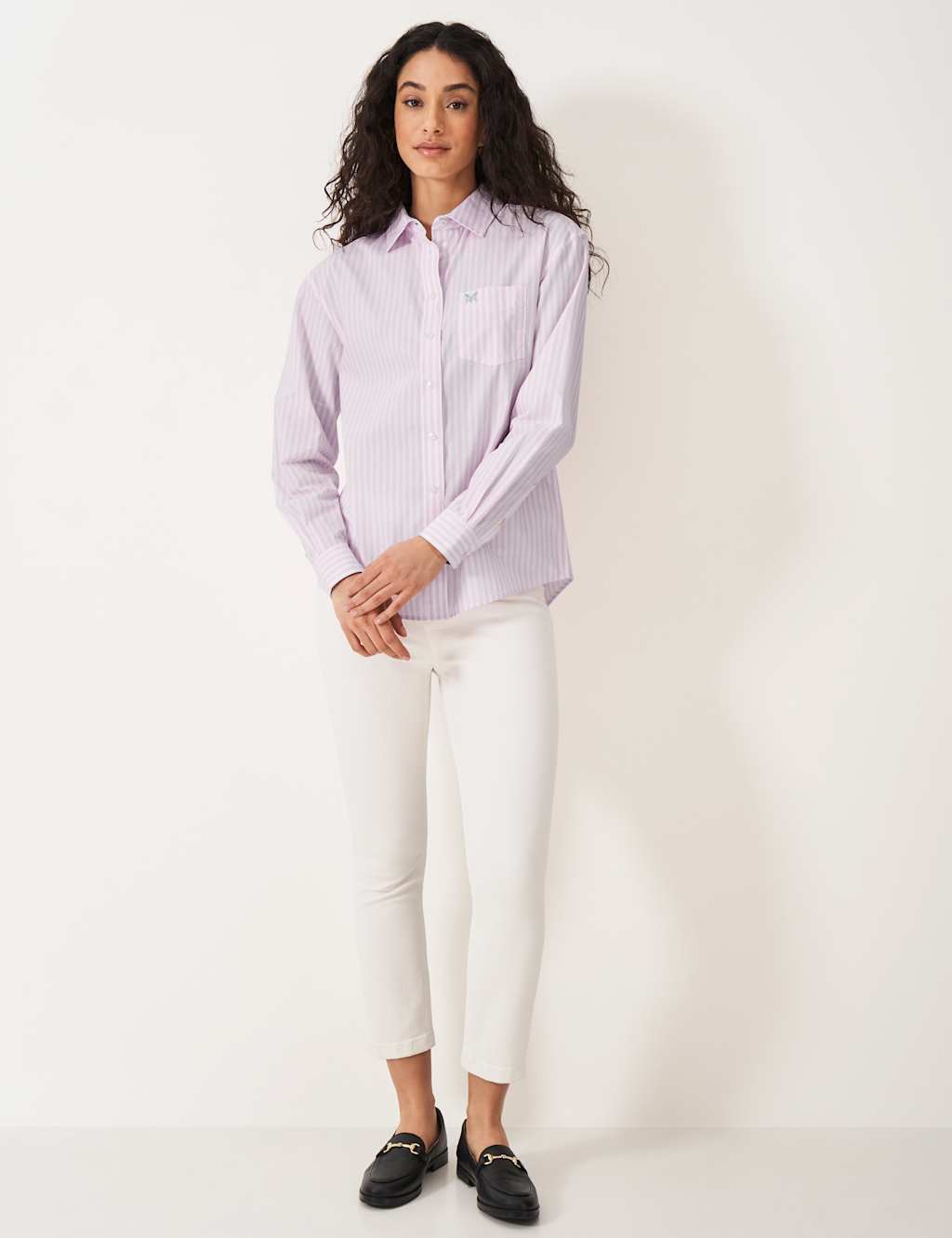 Striped Relaxed Button Through Shirt 3 of 5