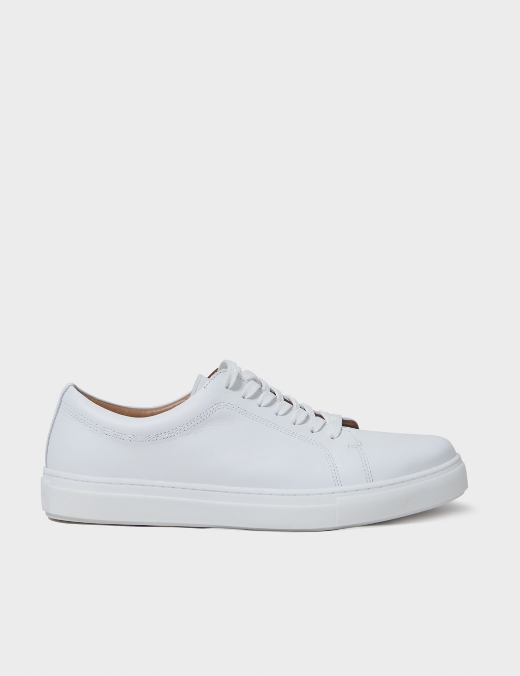 Leather Lace Up Trainers 2 of 4
