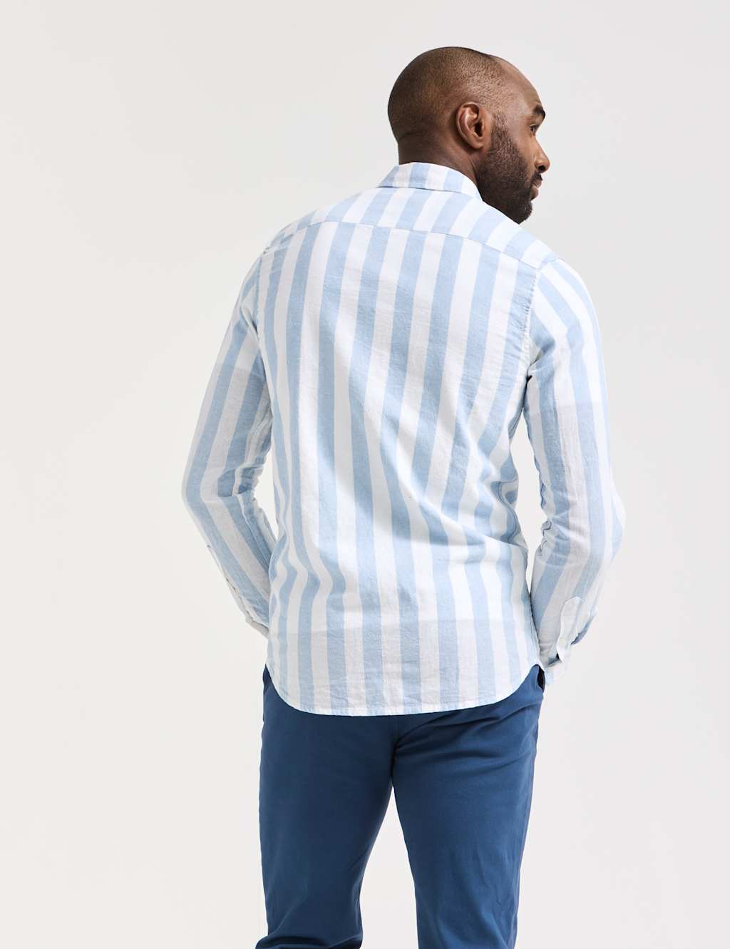 Linen Rich Striped Shirt 4 of 6