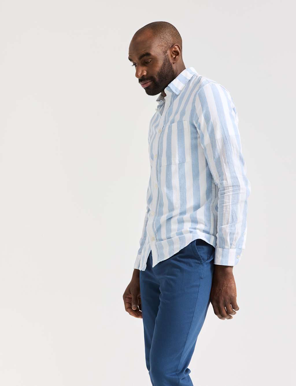 Linen Rich Striped Shirt 5 of 6