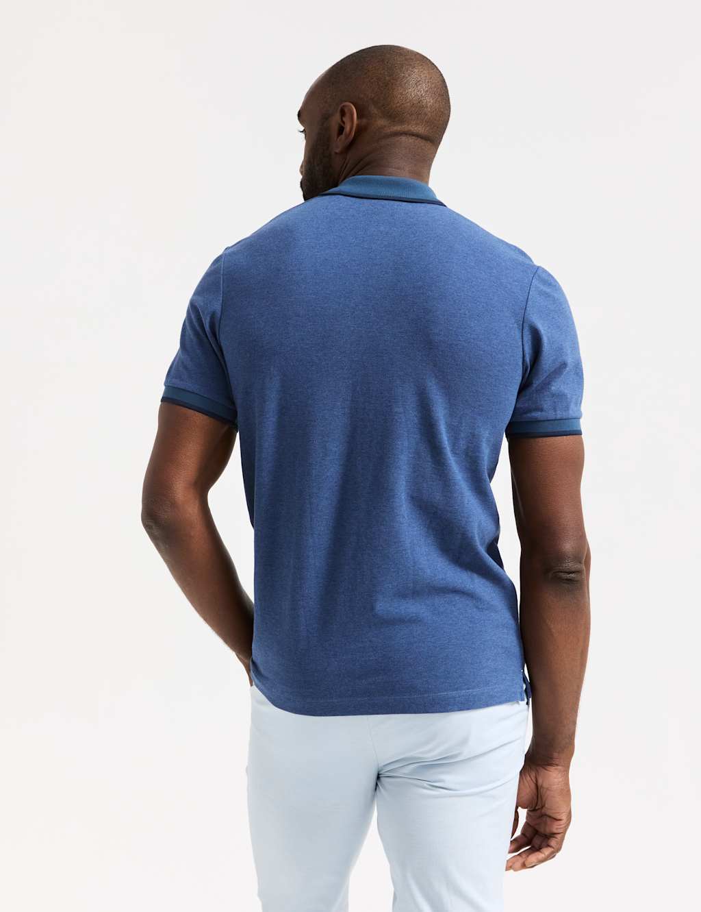 Pure Cotton Melange Polo Shirt 6 of 6