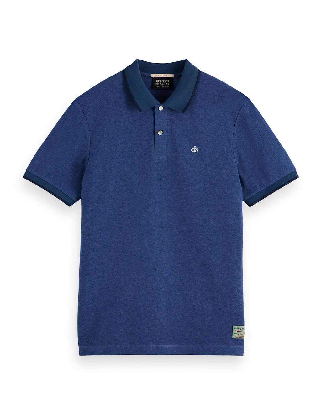 Pure Cotton Melange Polo Shirt 2 of 6