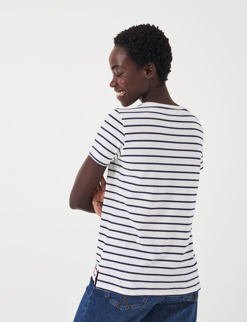 Pure Cotton Striped T-Shirt 4 of 5